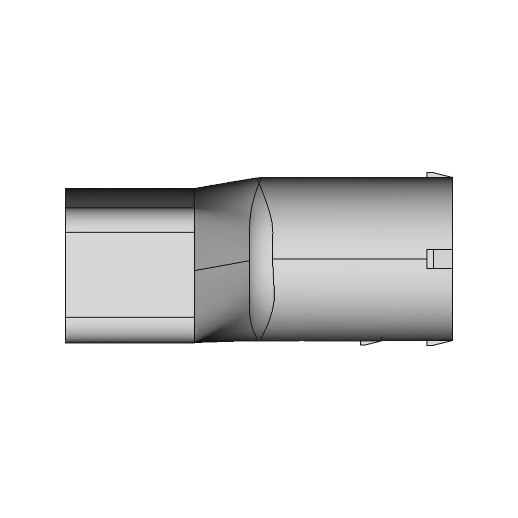 Dewalt Dw707 Vacuum Adapter Pieces | 3D Engineering Design File_0_270_degree_snapshot