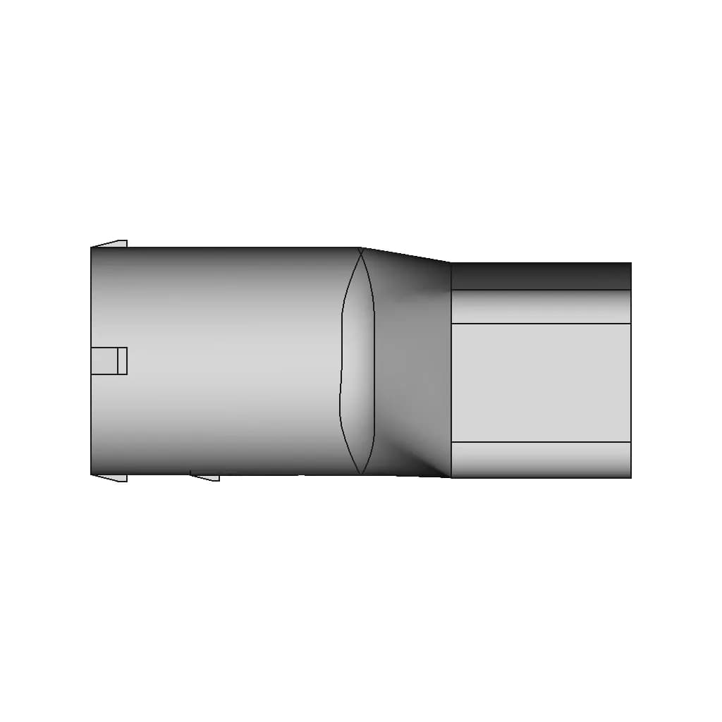 Dewalt Dw707 Vacuum Adapter Pieces | 3D Engineering Design File_0_90_degree_snapshot