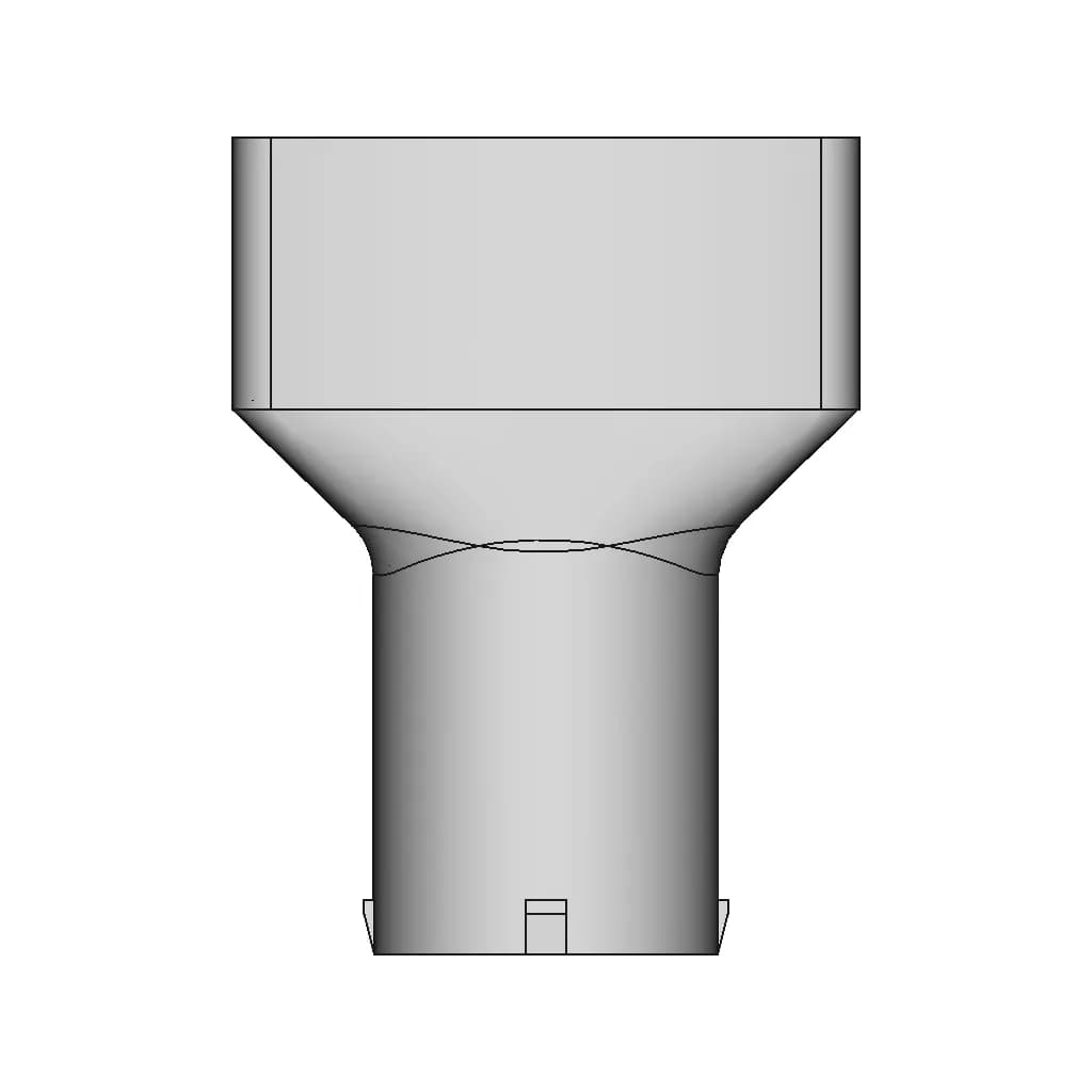 Dewalt Dw707 Vacuum Adapter Pieces | 3D Engineering Design File_270_0_degree_snapshot