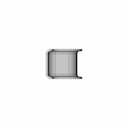 Heavy Duty Sheet Metal Hat Bracket 3Mm | High-Quality CAD Model_0_270_degree_snapshot