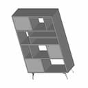 Andersen, Bookshelf | High-Quality CAD Model_60_30_degree_snapshot