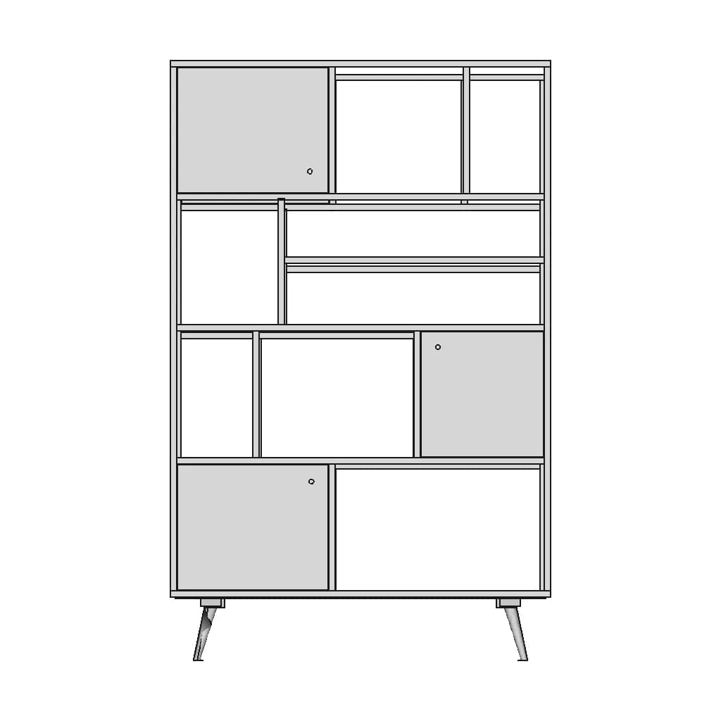 Andersen, Bookshelf | High-Quality CAD Model_90_0_degree_snapshot