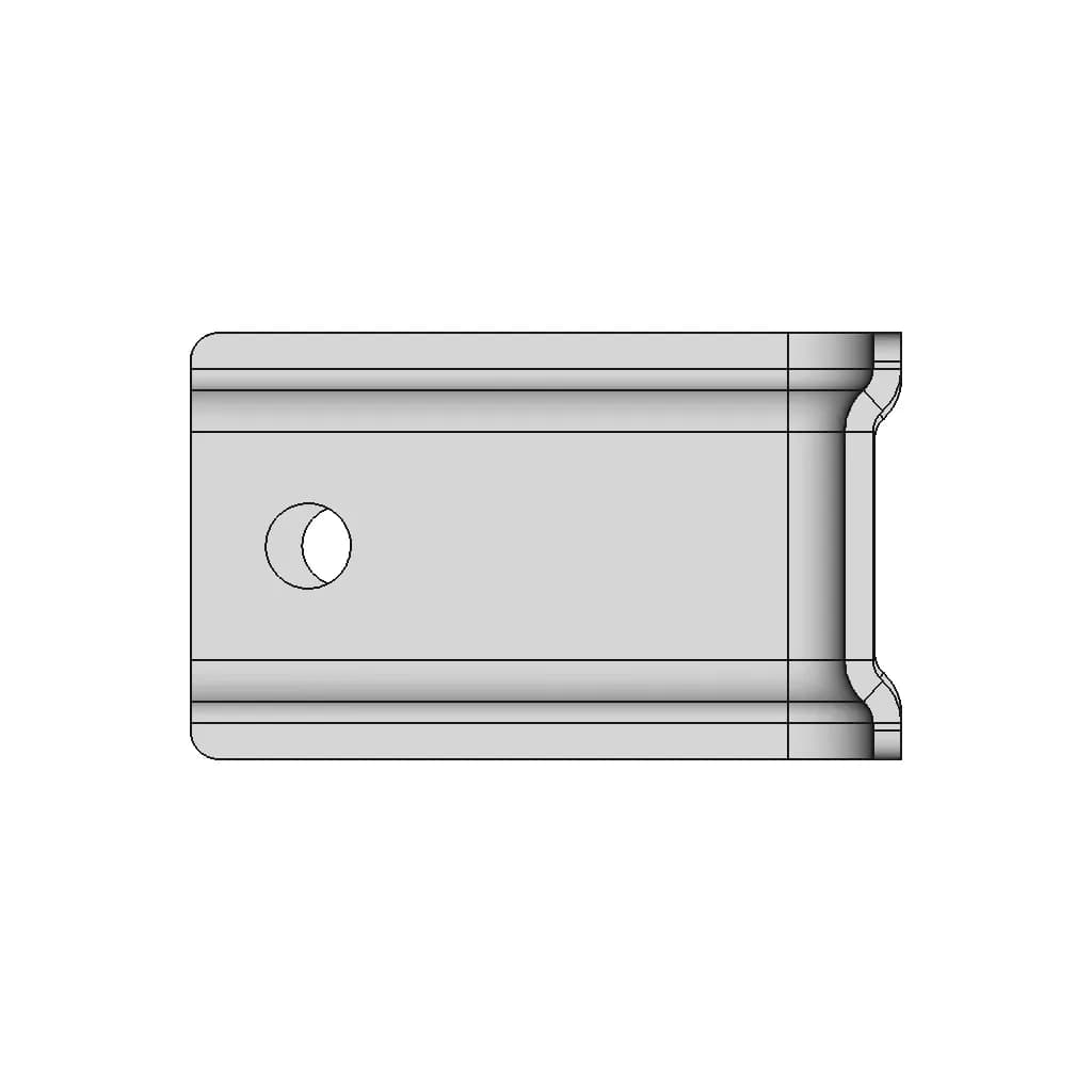 L Bracket 50X50 Flanged - Downloadable CAD Representation_0_0_degree_snapshot