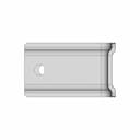 L Bracket 50X50 Flanged - Downloadable CAD Representation_0_0_degree_snapshot