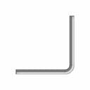 L Bracket 50X50 Flanged - Downloadable CAD Representation_90_0_degree_snapshot