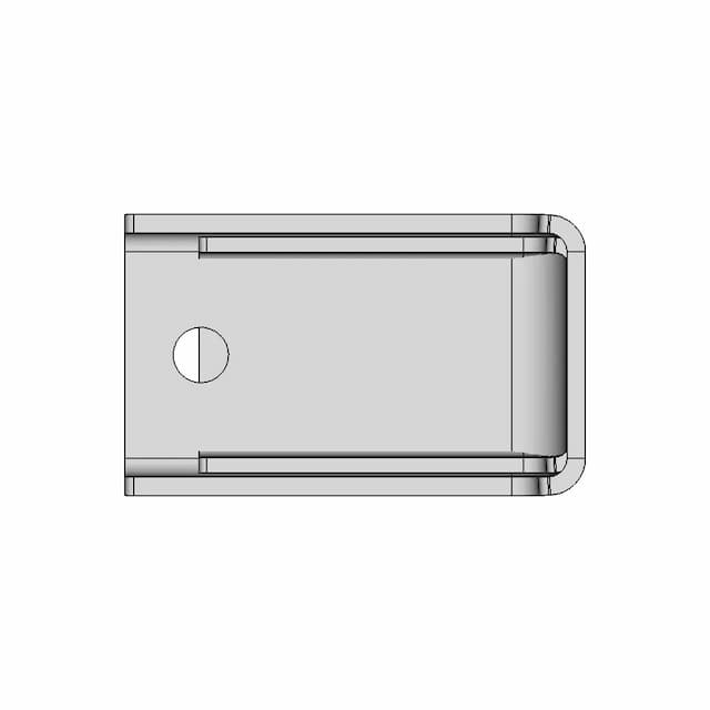L Bracket 50X50 Collared | High-Quality CAD Model