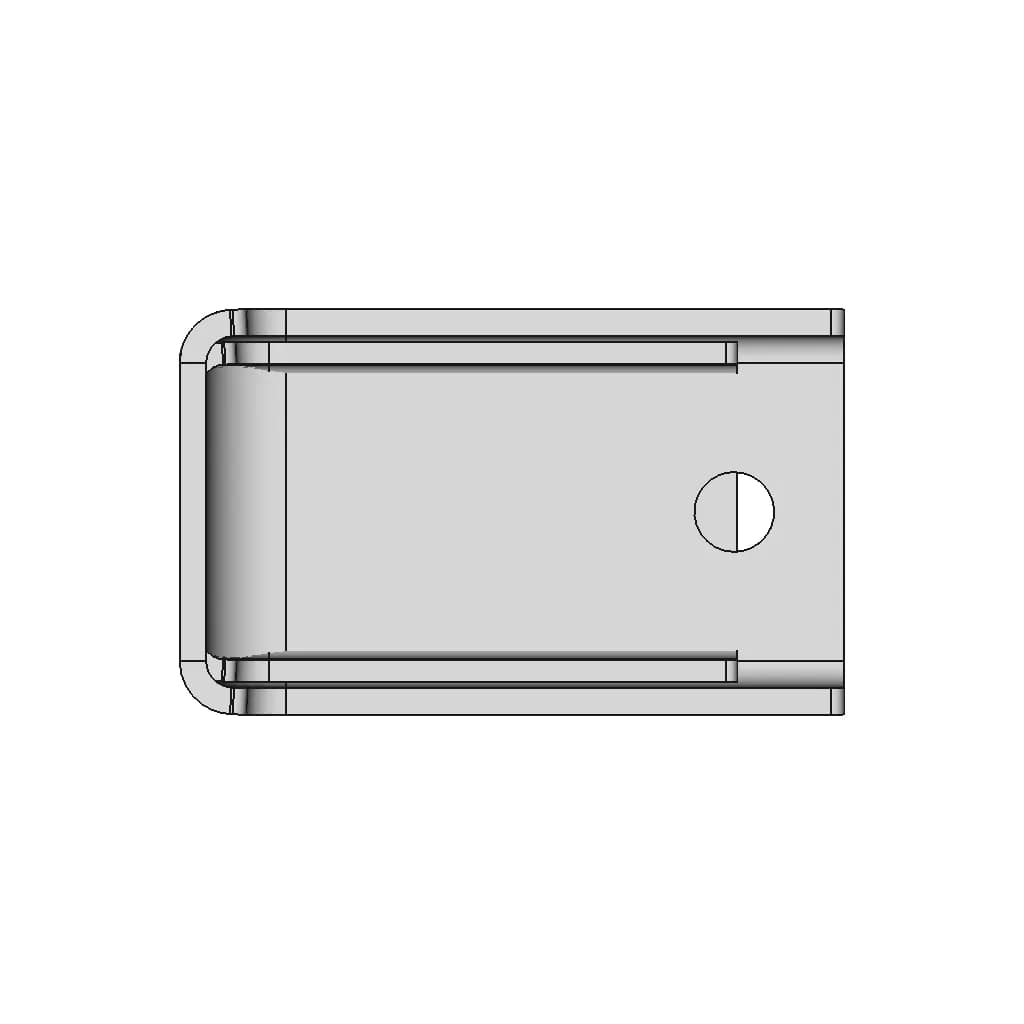 L Bracket 50X50 Collared | High-Quality CAD Model_0_270_degree_snapshot