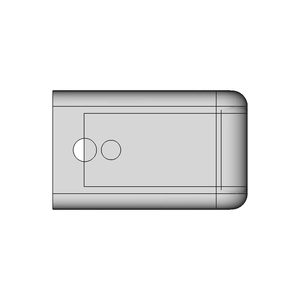 L Bracket 50X50 Collared | High-Quality CAD Model_0_90_degree_snapshot