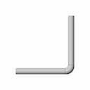 L Bracket 50X50 Collared | High-Quality CAD Model_90_0_degree_snapshot