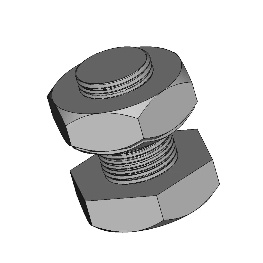 Tornillo Y Rosca | High-Quality CAD Model_60_30_degree_snapshot