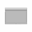 65" Flat-Panel Monitor Enclosure - Downloadable CAD Representation_0_0_degree_snapshot