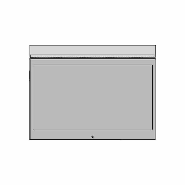 65" Flat-Panel Monitor Enclosure - Downloadable CAD Representation