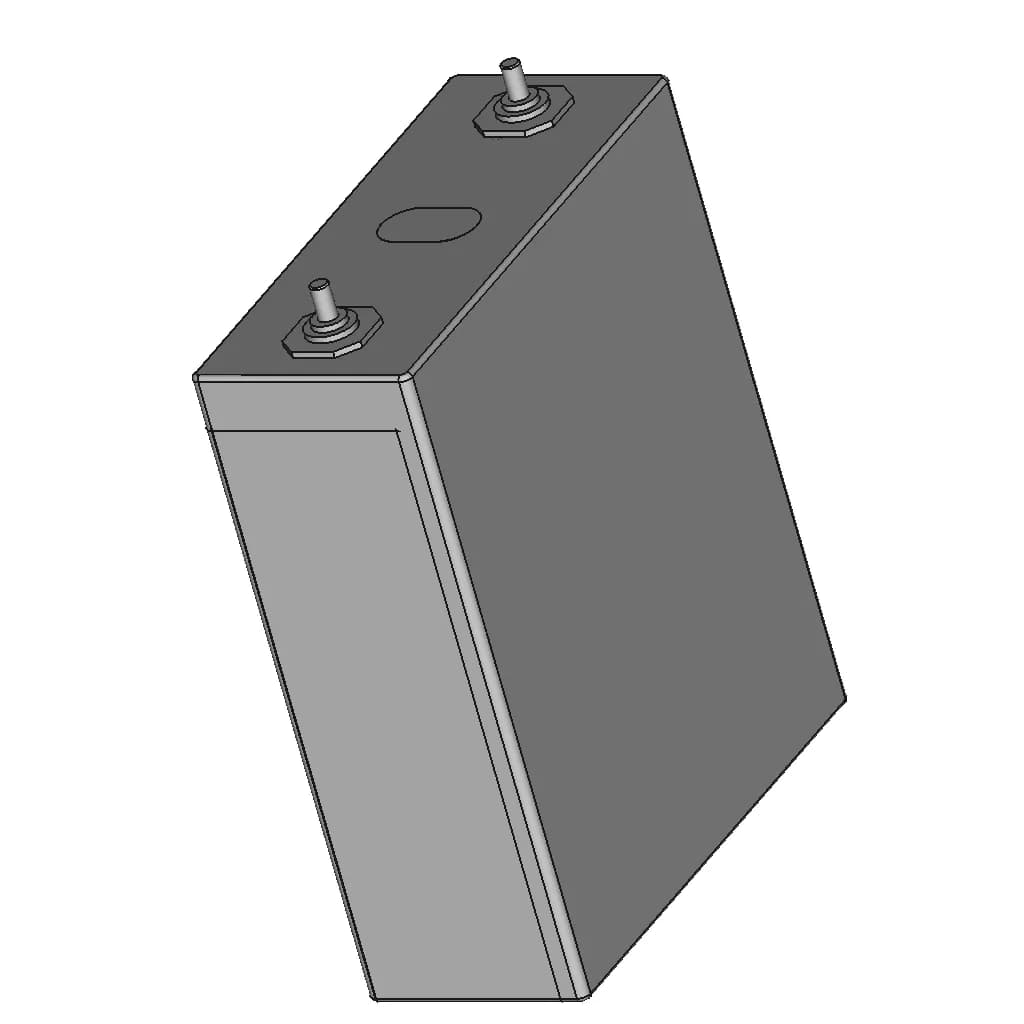 Eve Mb31 Prismatic 314Ah - Lifepo4 | High-Quality CAD Model_60_30_degree_snapshot