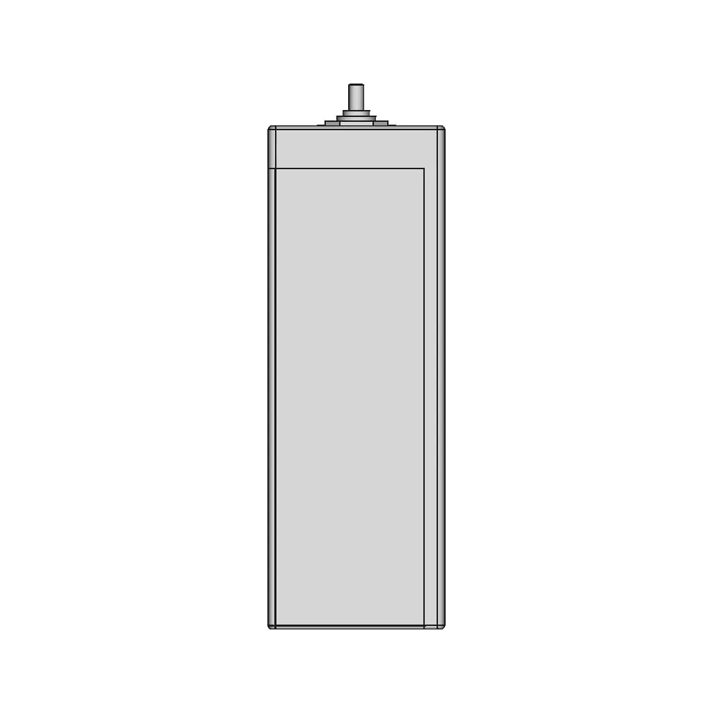 Eve Mb31 Prismatic 314Ah - Lifepo4 | High-Quality CAD Model_90_0_degree_snapshot