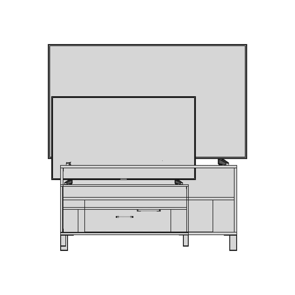 Simple Tv Stand - Standard Mechanical Component_0_90_degree_snapshot