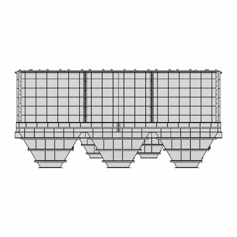 Pebble Crusher Storage Bin - Standard Mechanical Component