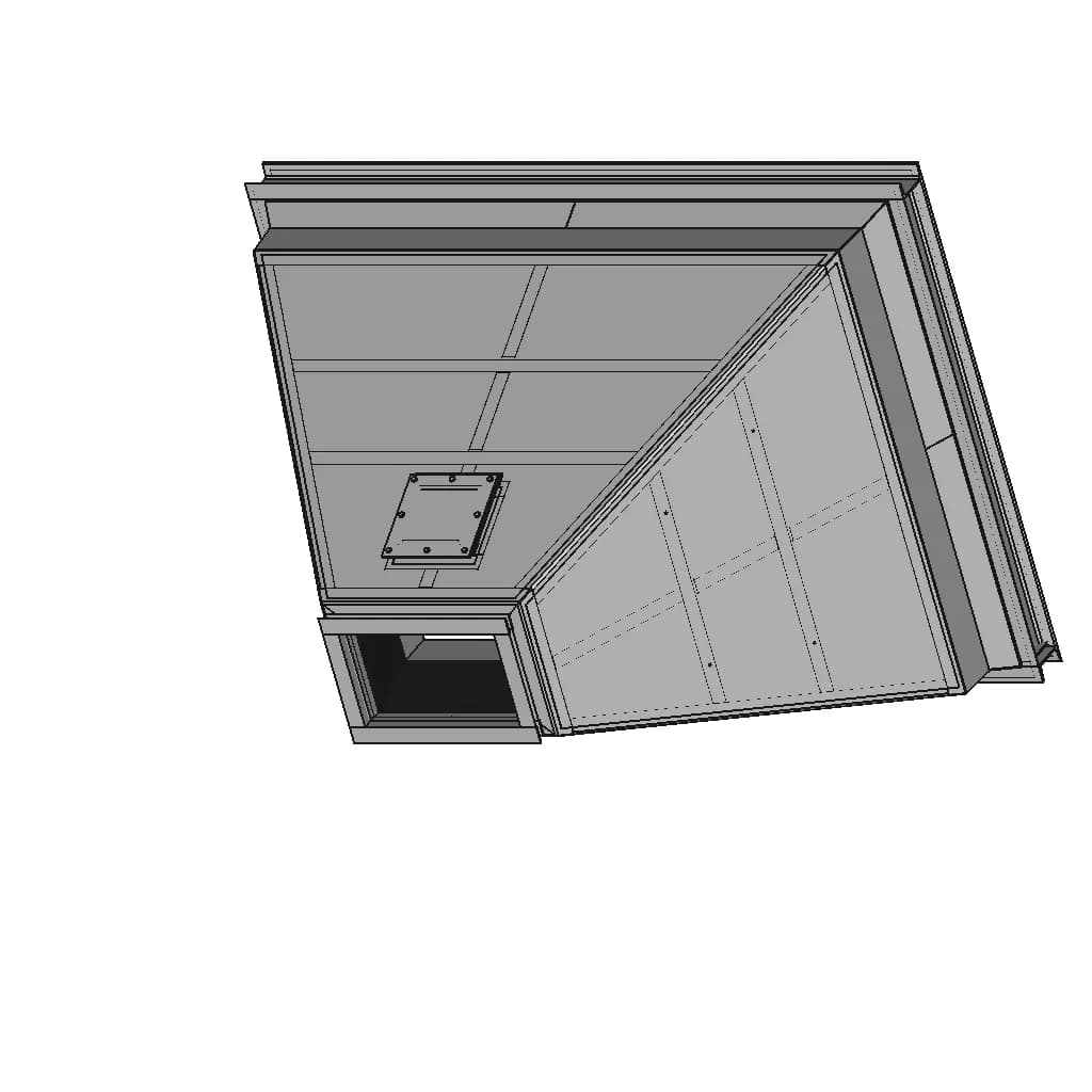 Hopper 2.0 (Bunker With Insulation 50Mm) - Downloadable CAD Representation_60_30_degree_snapshot