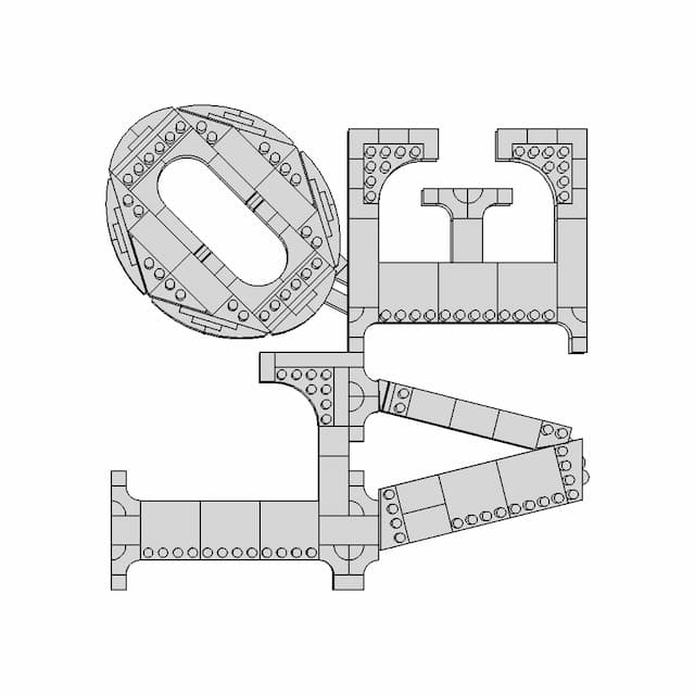 Lego Love | High-Quality CAD Model
