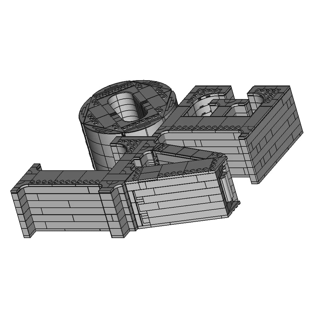 Lego Love | High-Quality CAD Model_60_30_degree_snapshot