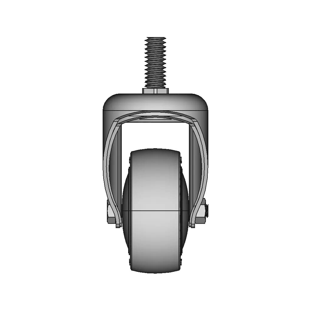 Castor Hod 3 Inch Sts M 1/2 Inch - Downloadable CAD Representation_0_90_degree_snapshot