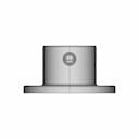 Wall Flange For 1.5 Inch Rail Pipe | 3D Engineering Design File_0_0_degree_snapshot