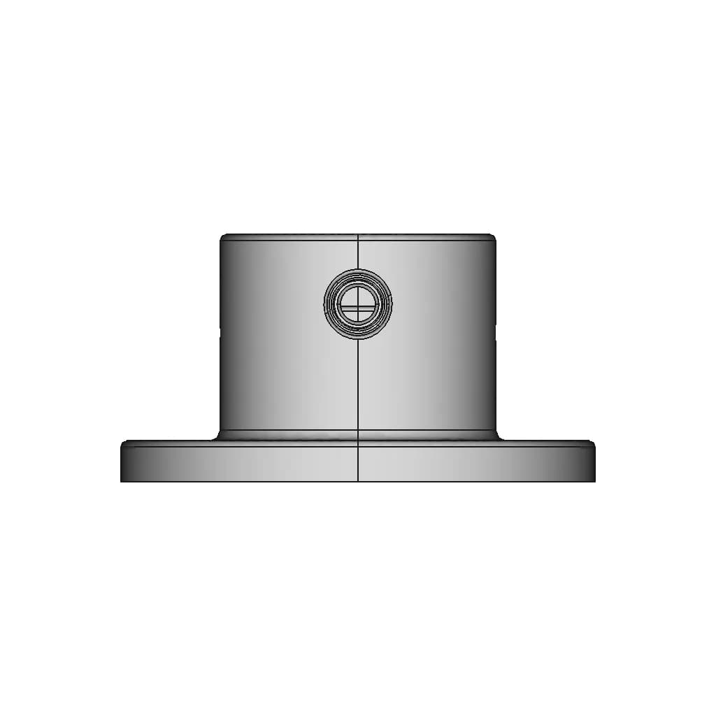 Wall Flange For 1.5 Inch Rail Pipe | 3D Engineering Design File_0_0_degree_snapshot