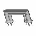 Pivoting Toilet Paper Holder, Moen Genta Lx | High-Quality CAD Model_60_30_degree_snapshot