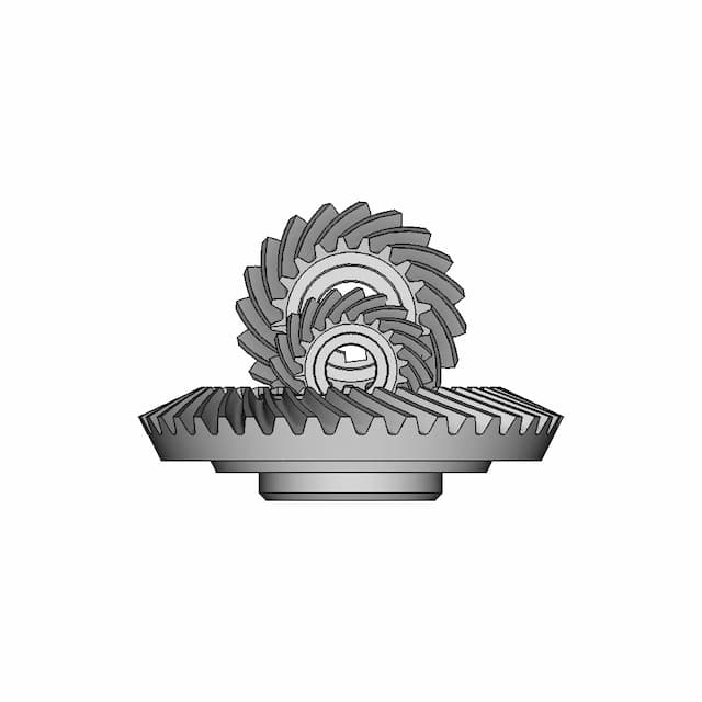 Engrane Piñón Y Rueda Cónica Hipoide - Standard Mechanical Component