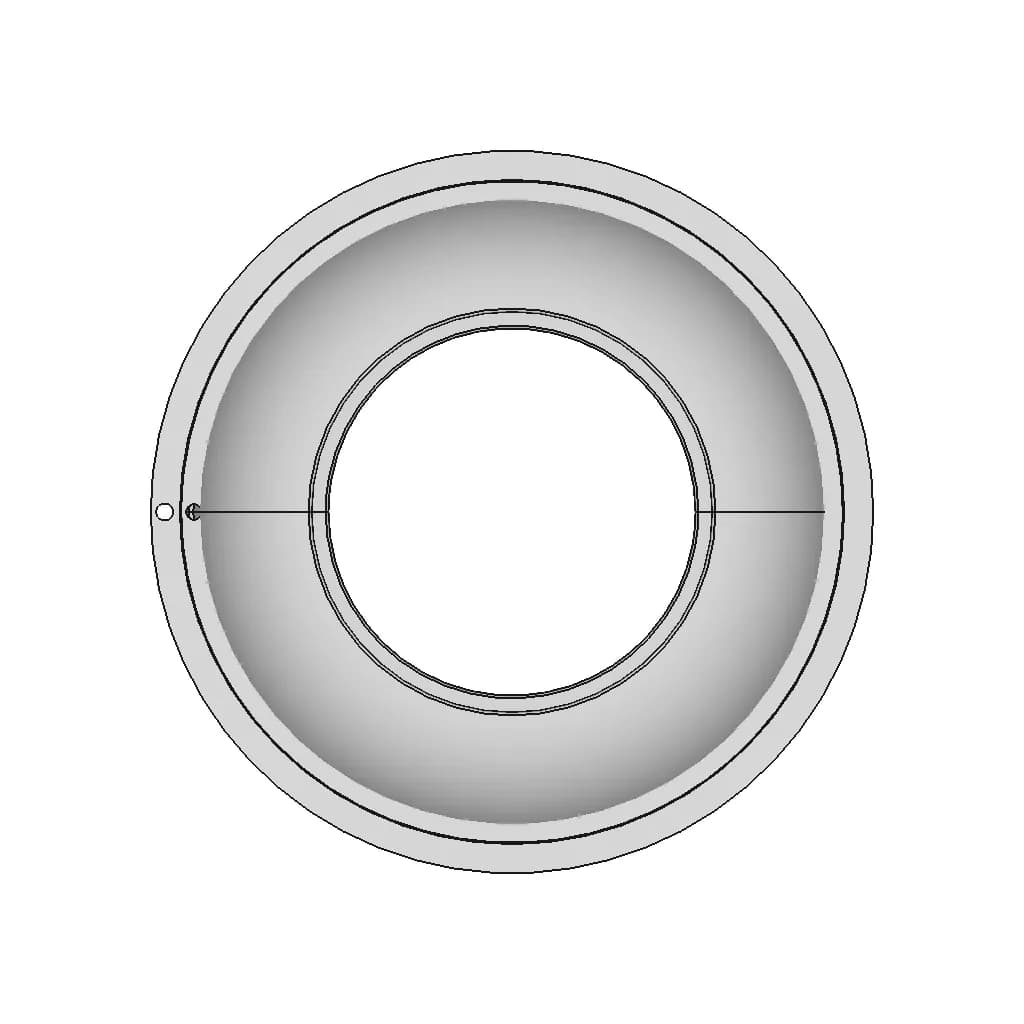 Lid Of Warming-Set For Buffet - Downloadable CAD Representation_270_0_degree_snapshot