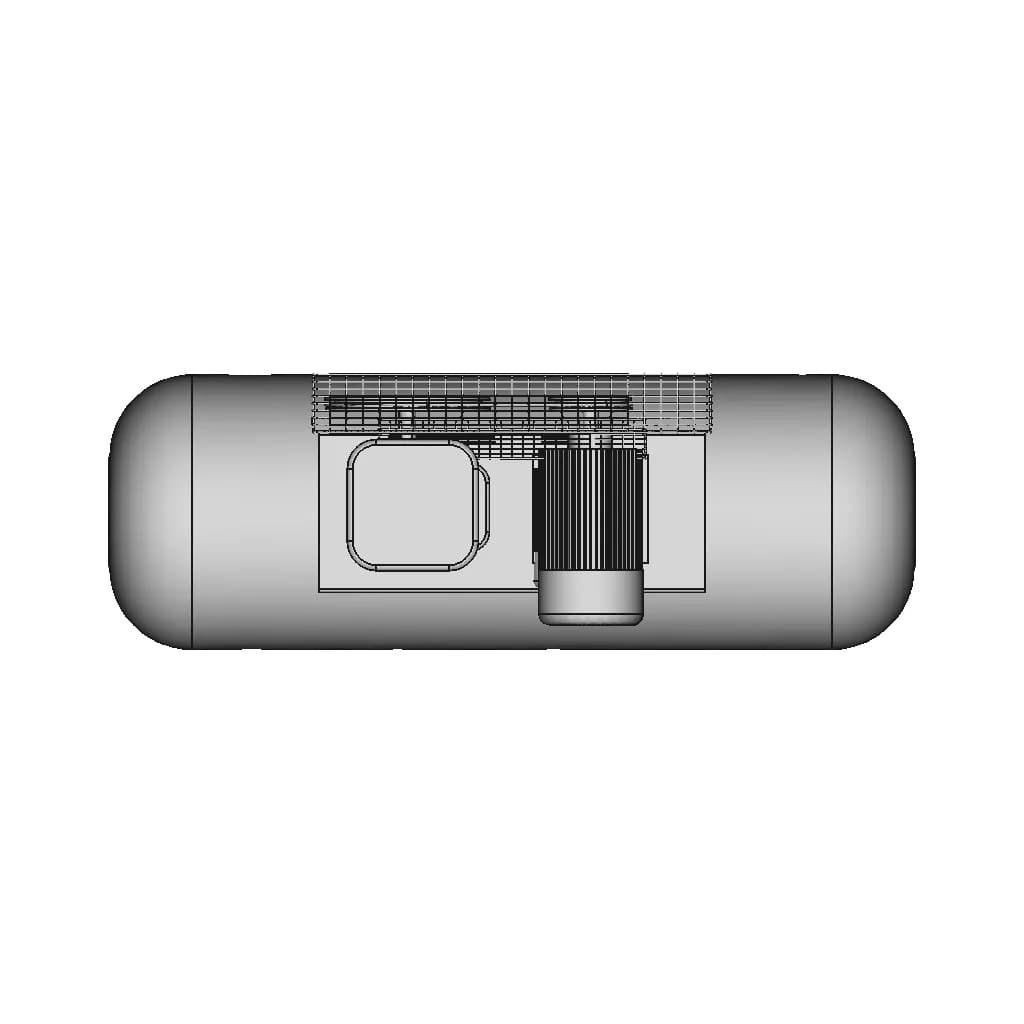 Compressor 4Kw Pse5.5B-270-3 | High-Quality CAD Model_0_0_degree_snapshot