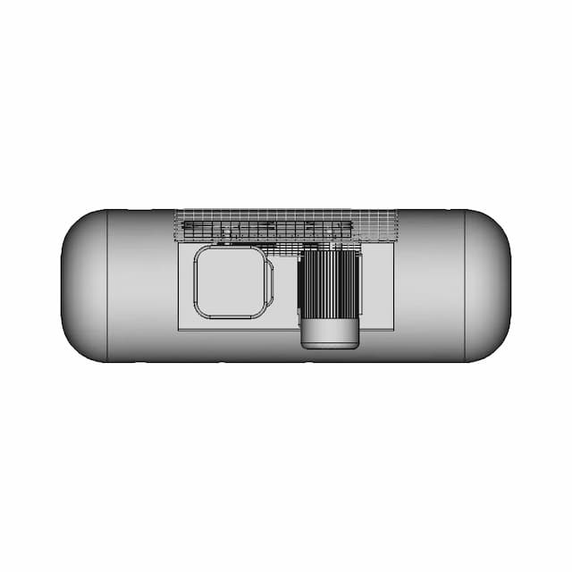 Compressor 4Kw Pse5.5B-270-3 | High-Quality CAD Model