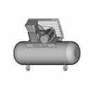 Compressor 4Kw Pse5.5B-270-3 | High-Quality CAD Model_60_30_degree_snapshot