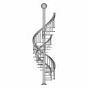 Spiral Staircase - Standard Mechanical Component_0_0_degree_snapshot
