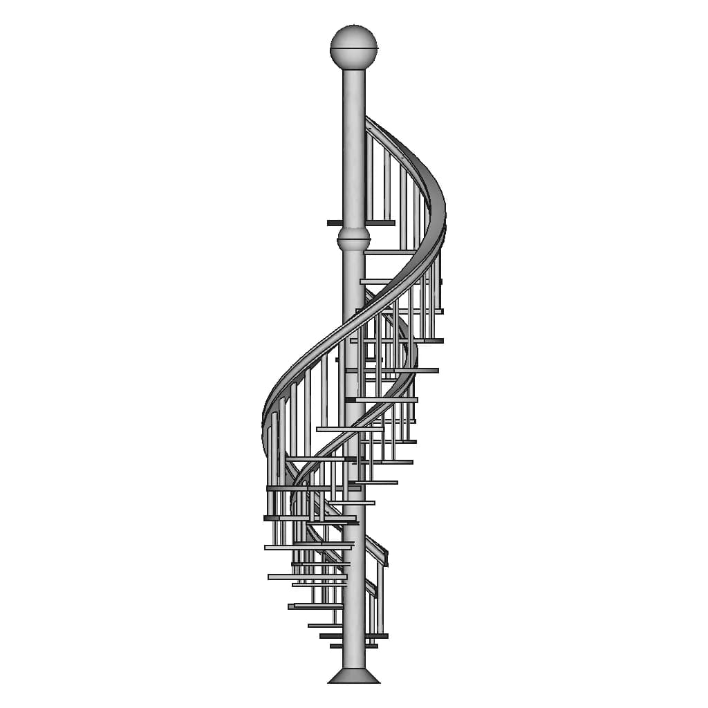 Spiral Staircase - Standard Mechanical Component_0_270_degree_snapshot