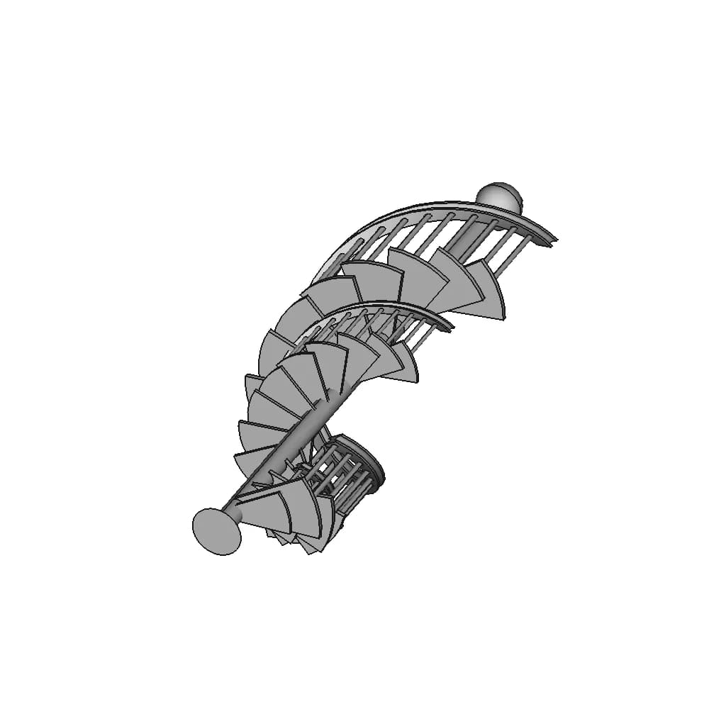 Spiral Staircase - Standard Mechanical Component_60_30_degree_snapshot