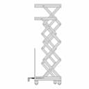 Mechanical Scissor Lift Cart Model - Downloadable CAD Representation_0_270_degree_snapshot