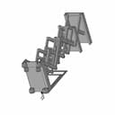 Mechanical Scissor Lift Cart Model - Downloadable CAD Representation_60_30_degree_snapshot