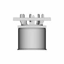 Steckdose 5 Polig Stereo - Downloadable CAD Representation_90_0_degree_snapshot