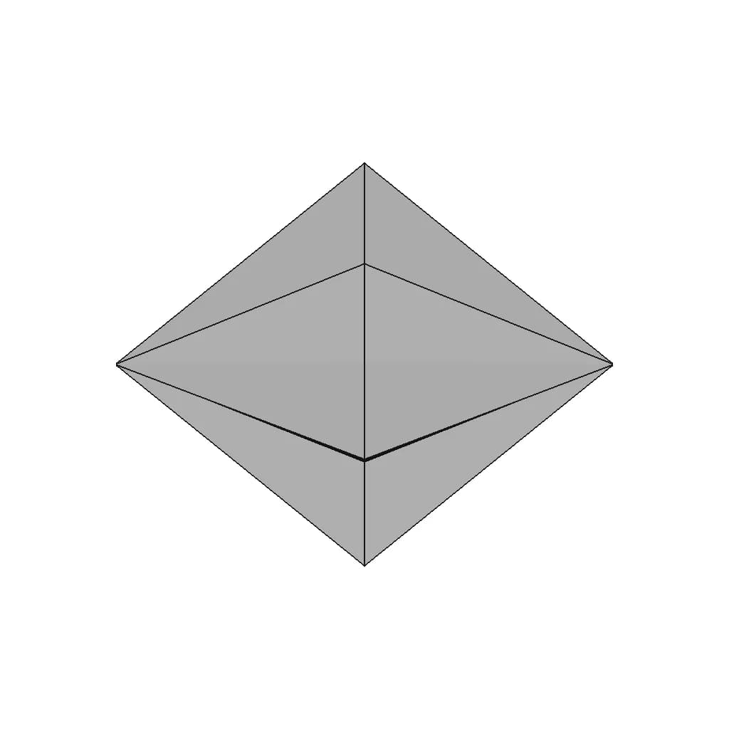 3D Faceted Star Sculpture | High-Quality CAD Model_0_0_degree_snapshot