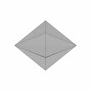 3D Faceted Star Sculpture | High-Quality CAD Model_0_0_degree_snapshot