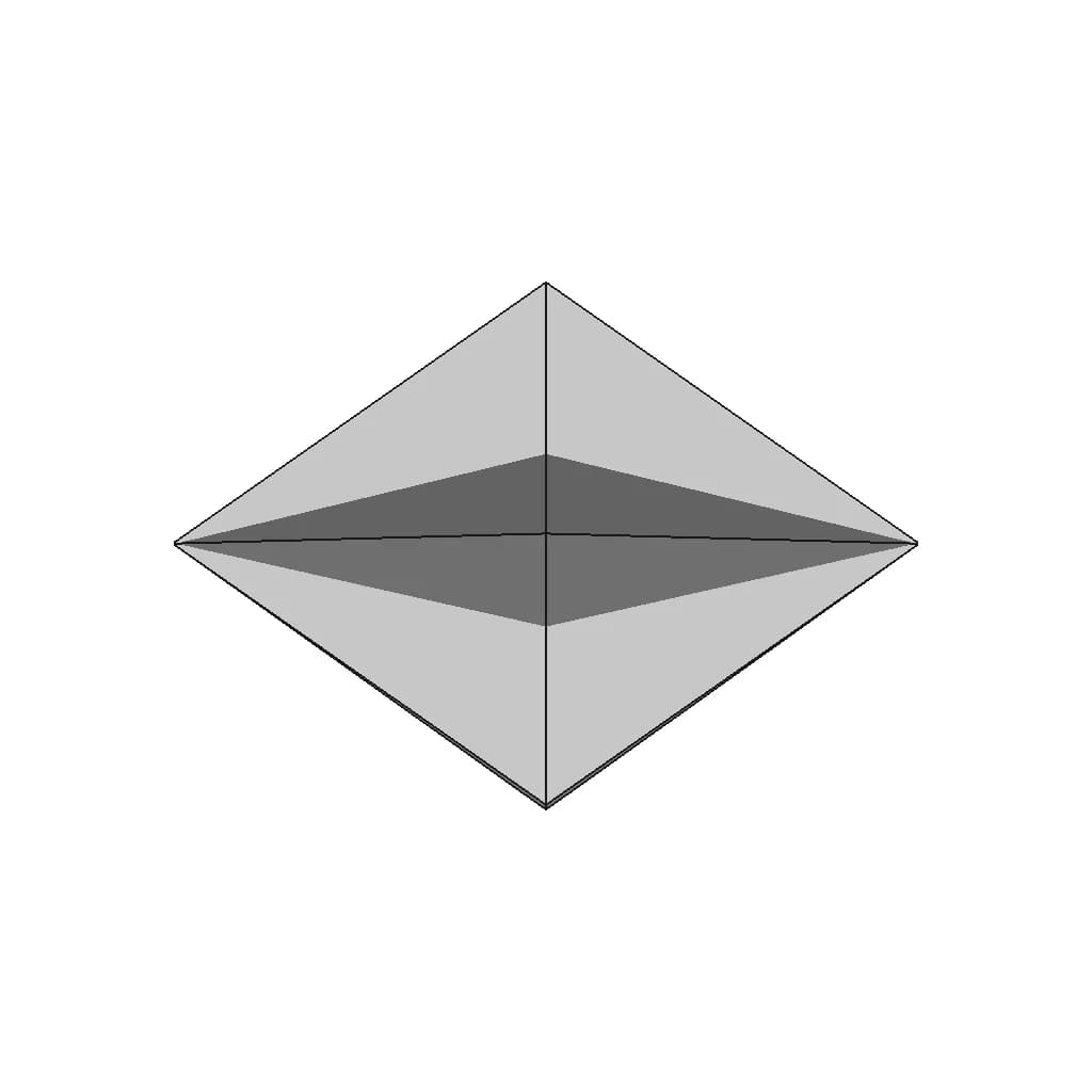 3D Faceted Star Sculpture | High-Quality CAD Model_270_0_degree_snapshot