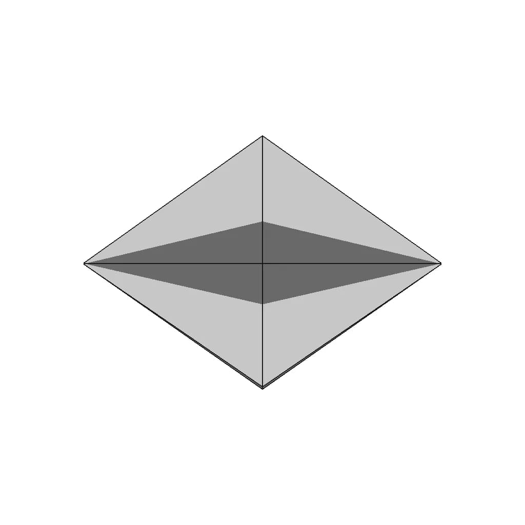 3D Faceted Star Sculpture | High-Quality CAD Model_90_0_degree_snapshot