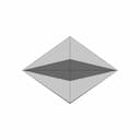 3D Faceted Star Sculpture | High-Quality CAD Model_90_0_degree_snapshot