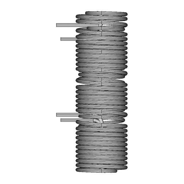 Dn 40 Sprial Hose Bundle - Standard Mechanical Component