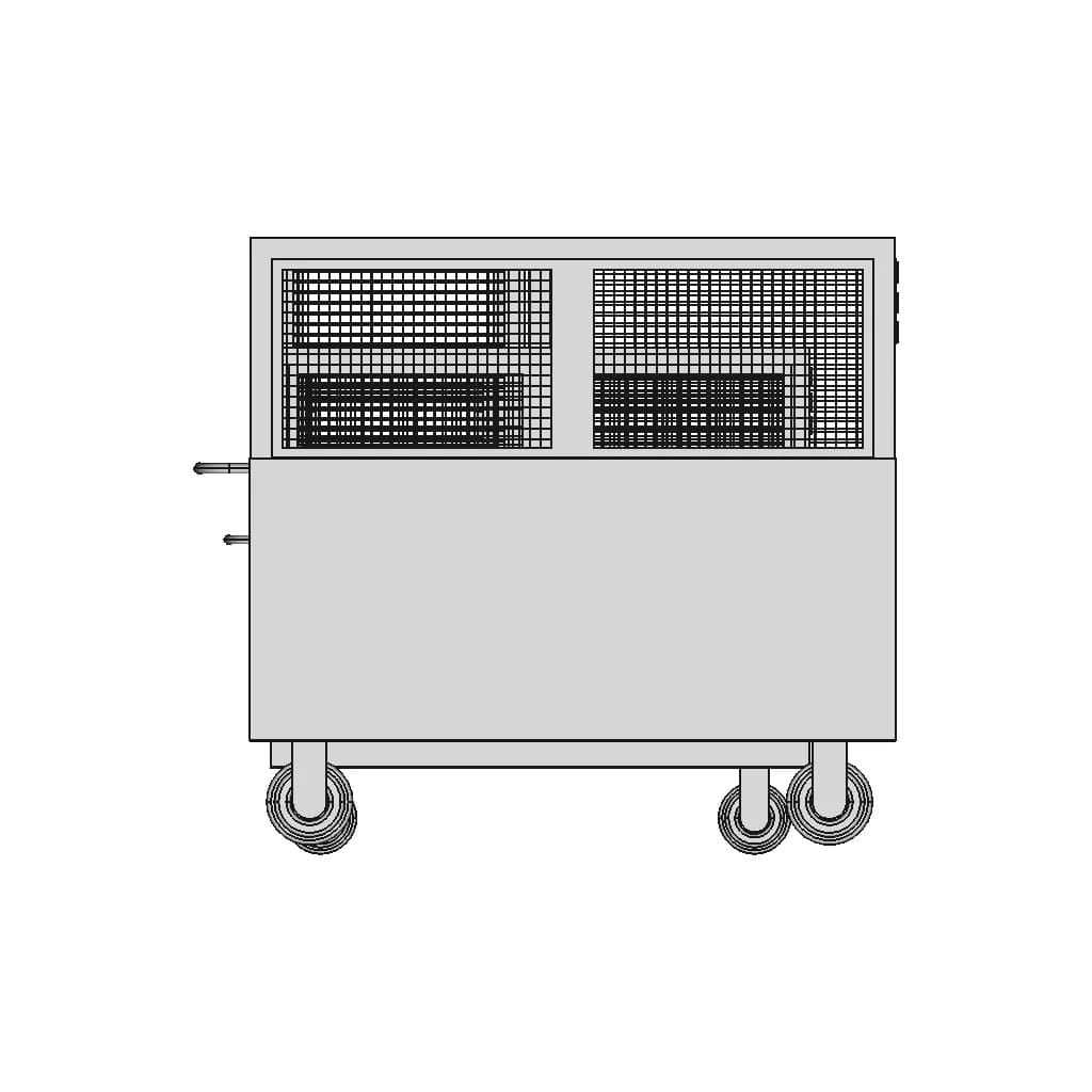 Big Tool Material Trolley With Door - Standard Mechanical Component_0_0_degree_snapshot