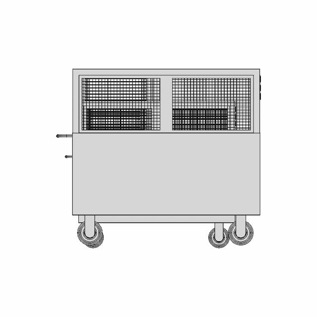 Big Tool Material Trolley With Door - Standard Mechanical Component