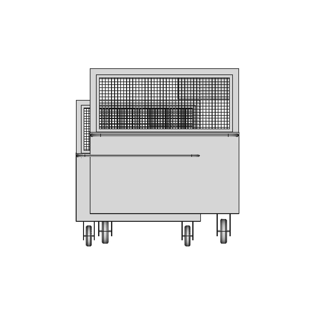 Big Tool Material Trolley With Door - Standard Mechanical Component_0_270_degree_snapshot