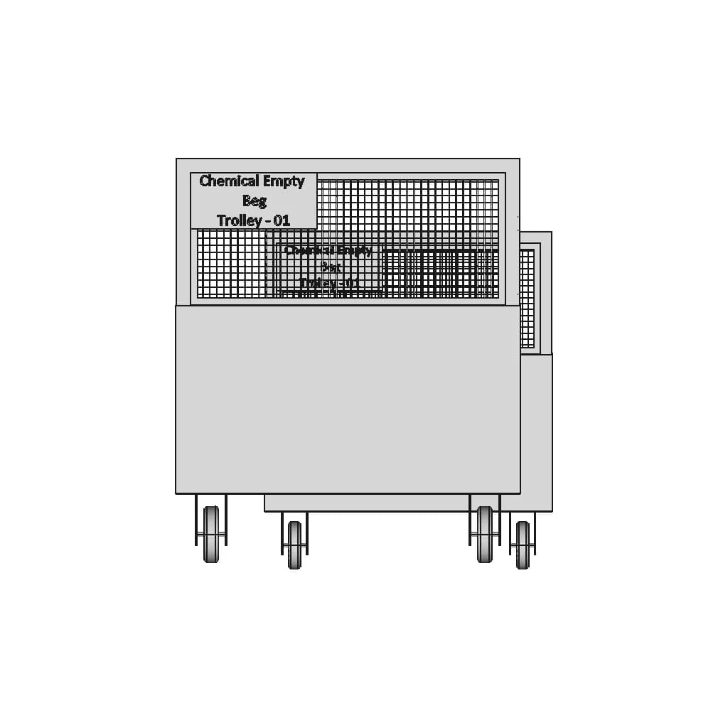 Big Tool Material Trolley With Door - Standard Mechanical Component_0_90_degree_snapshot