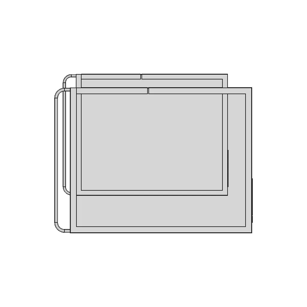 Big Tool Material Trolley With Door - Standard Mechanical Component_270_0_degree_snapshot