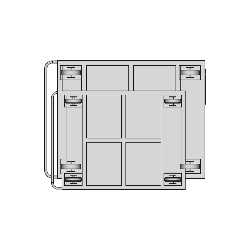 Big Tool Material Trolley With Door - Standard Mechanical Component_90_0_degree_snapshot